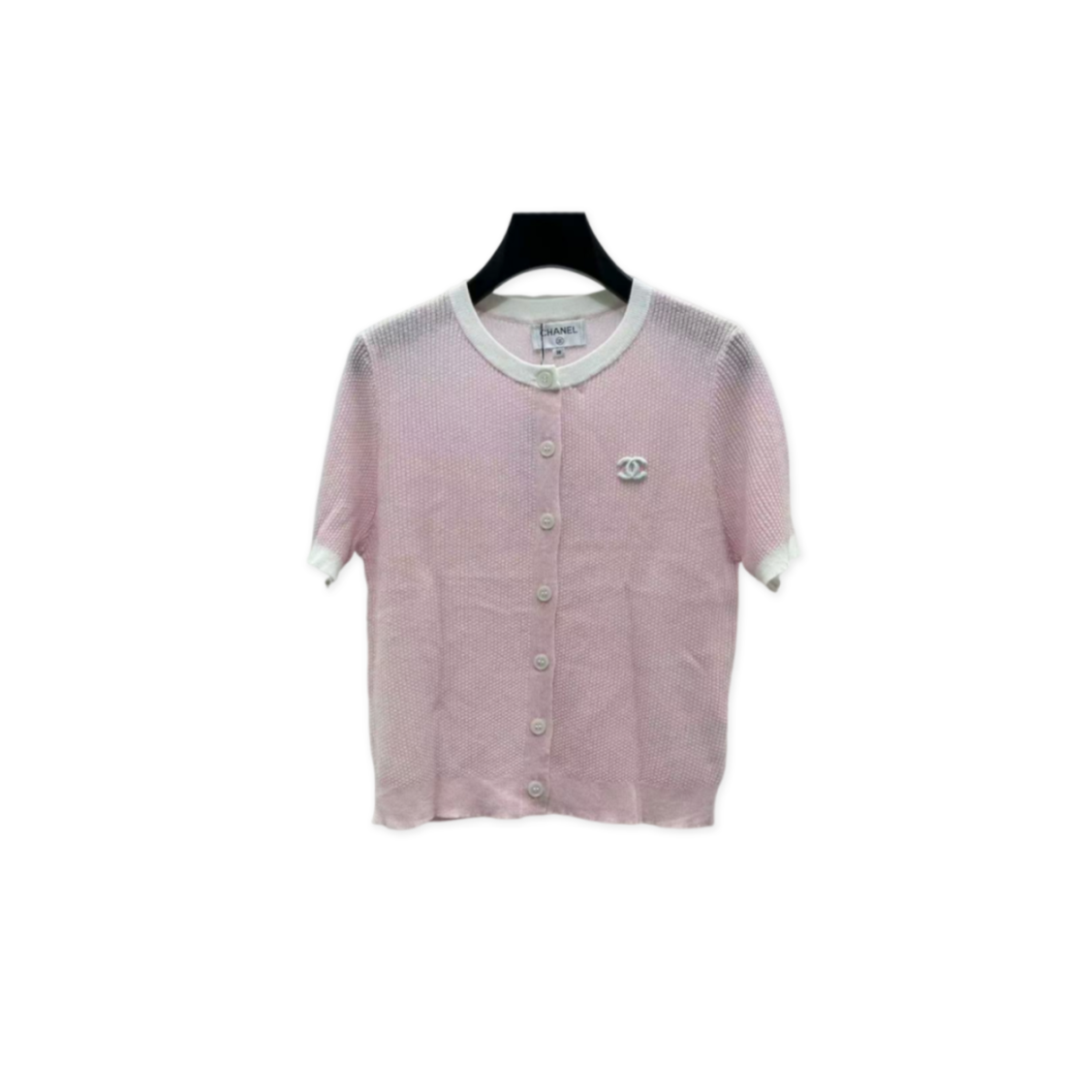 Ch**el short-sleeved knitted cardigan